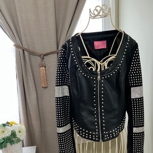 Leather Studded Jacket